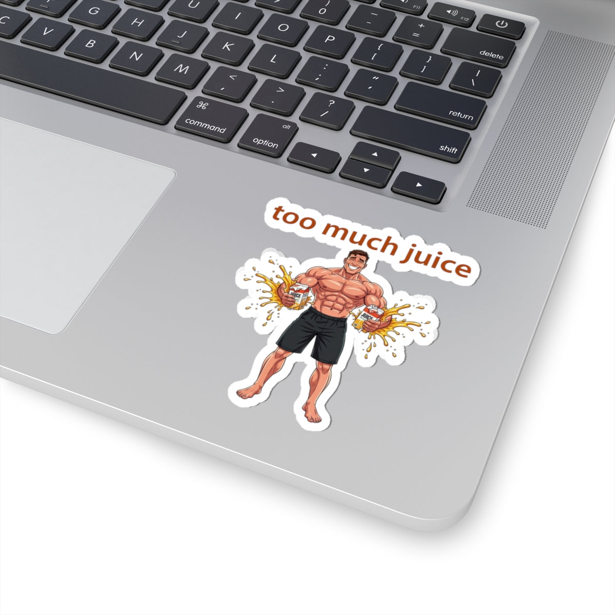 Too Much Juice Sticker