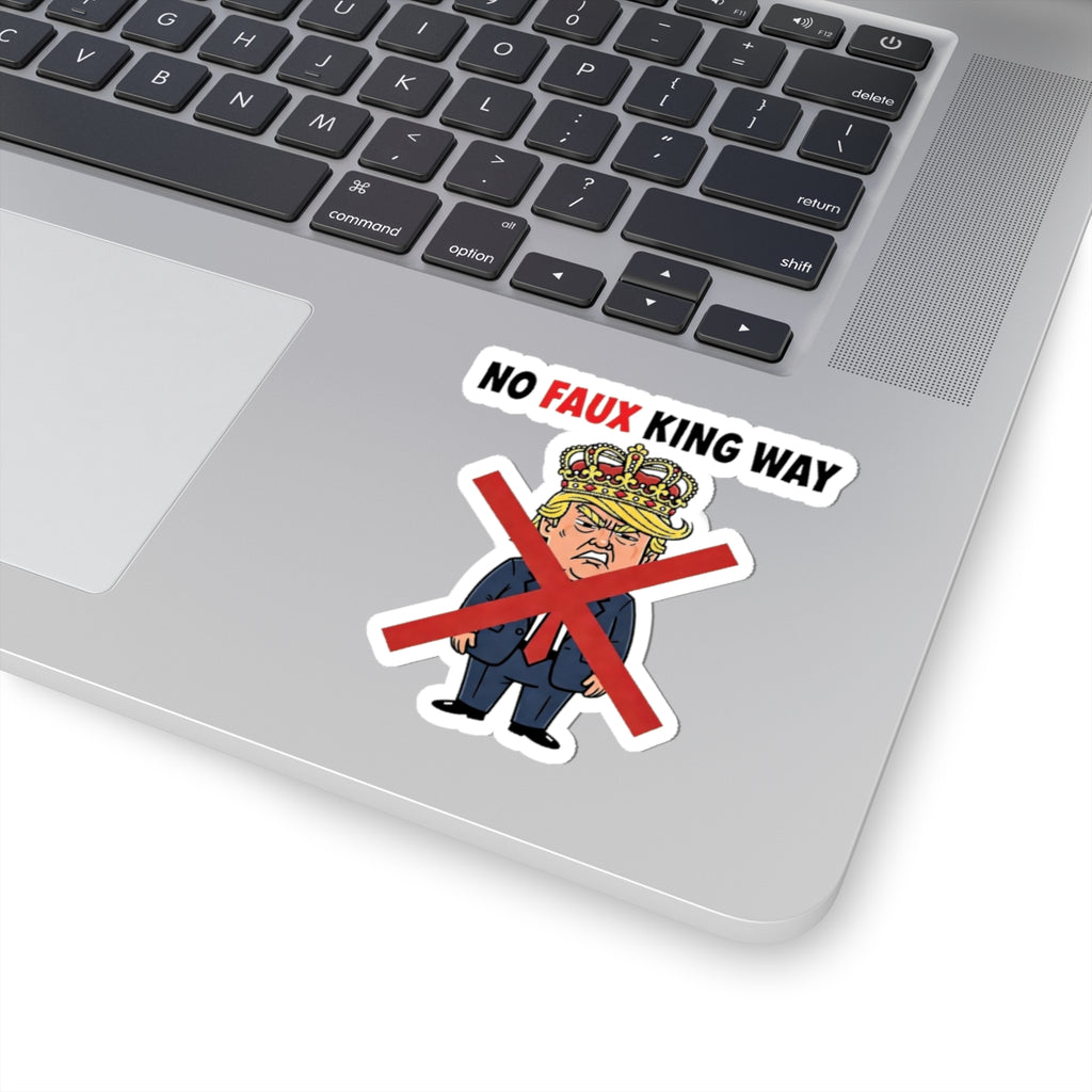 No Faux Kings Sticker