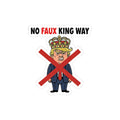 No Faux Kings Sticker