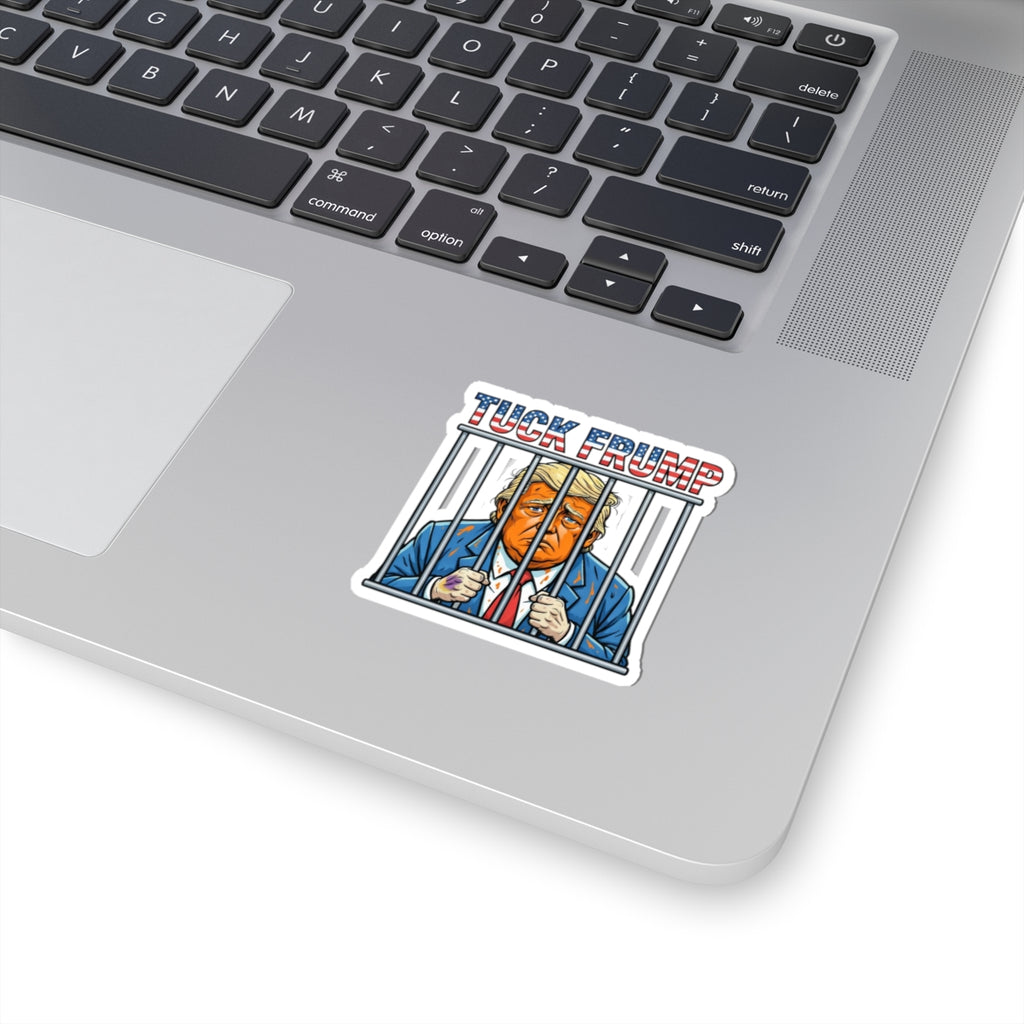 Tuck Frump Behind Bars Sticker