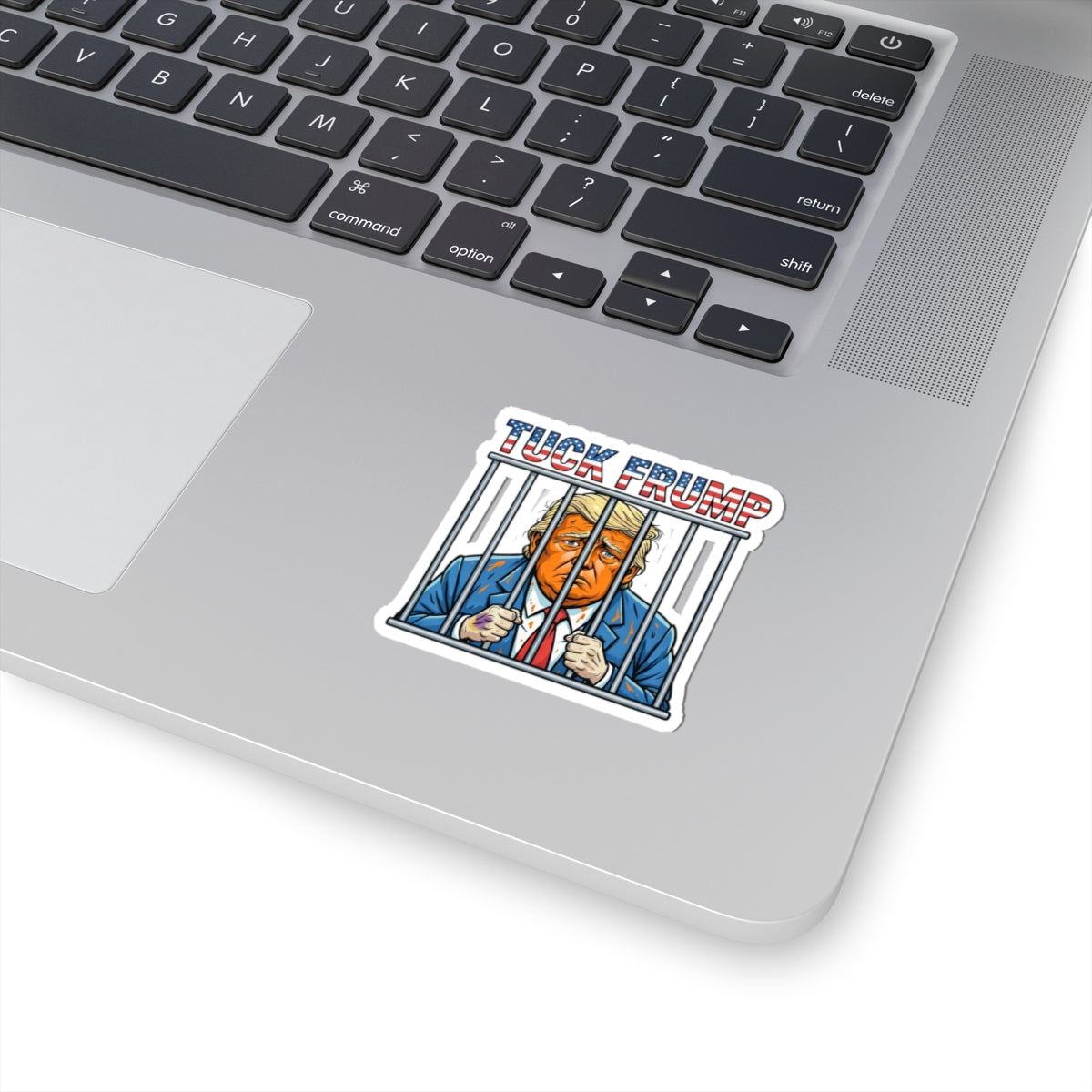 Tuck Frump Behind Bars Sticker