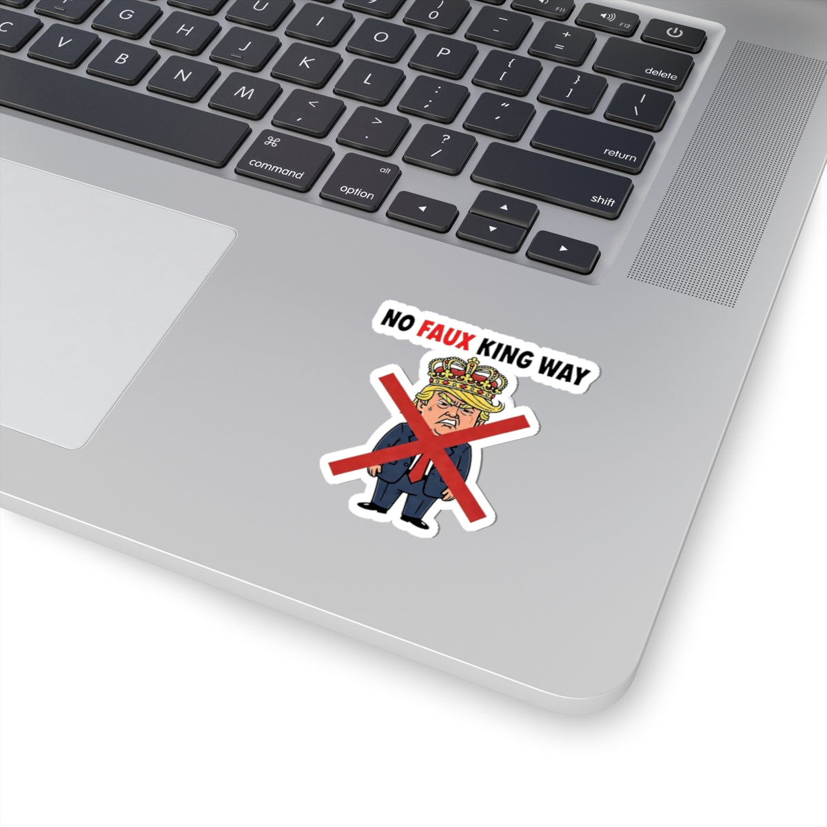 No Faux Kings Sticker