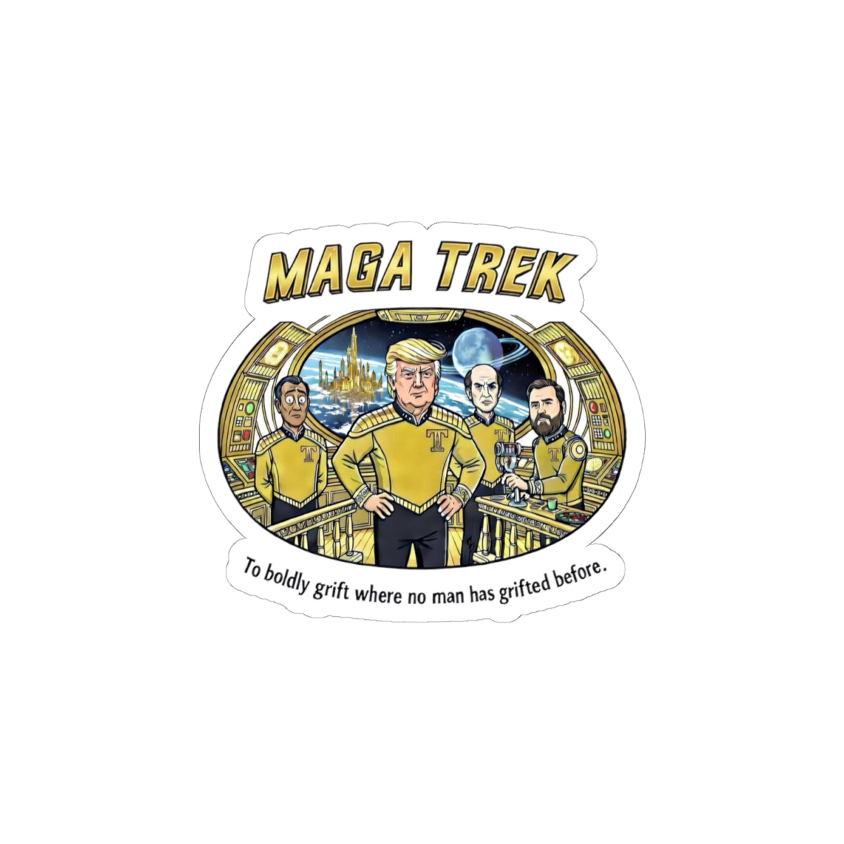Maga Space Force Sticker