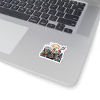 Hearts and Missiles Sticker