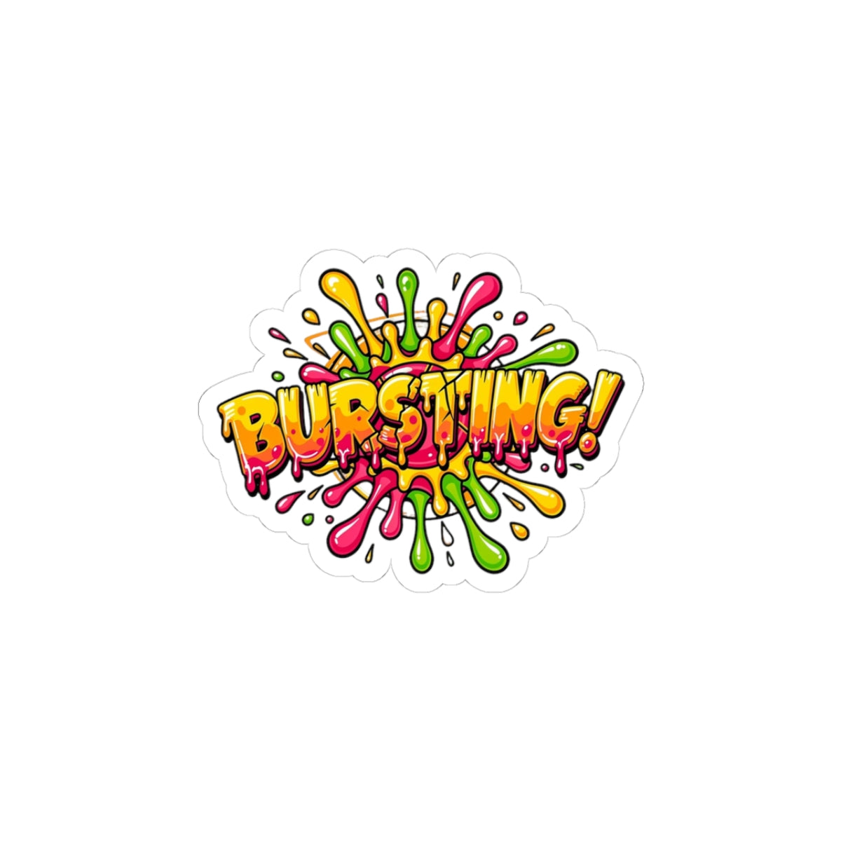 Bursting! With Juicy Fun Sticker