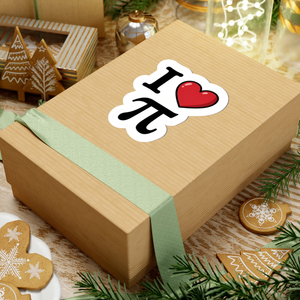 I Heart Pi Sticker