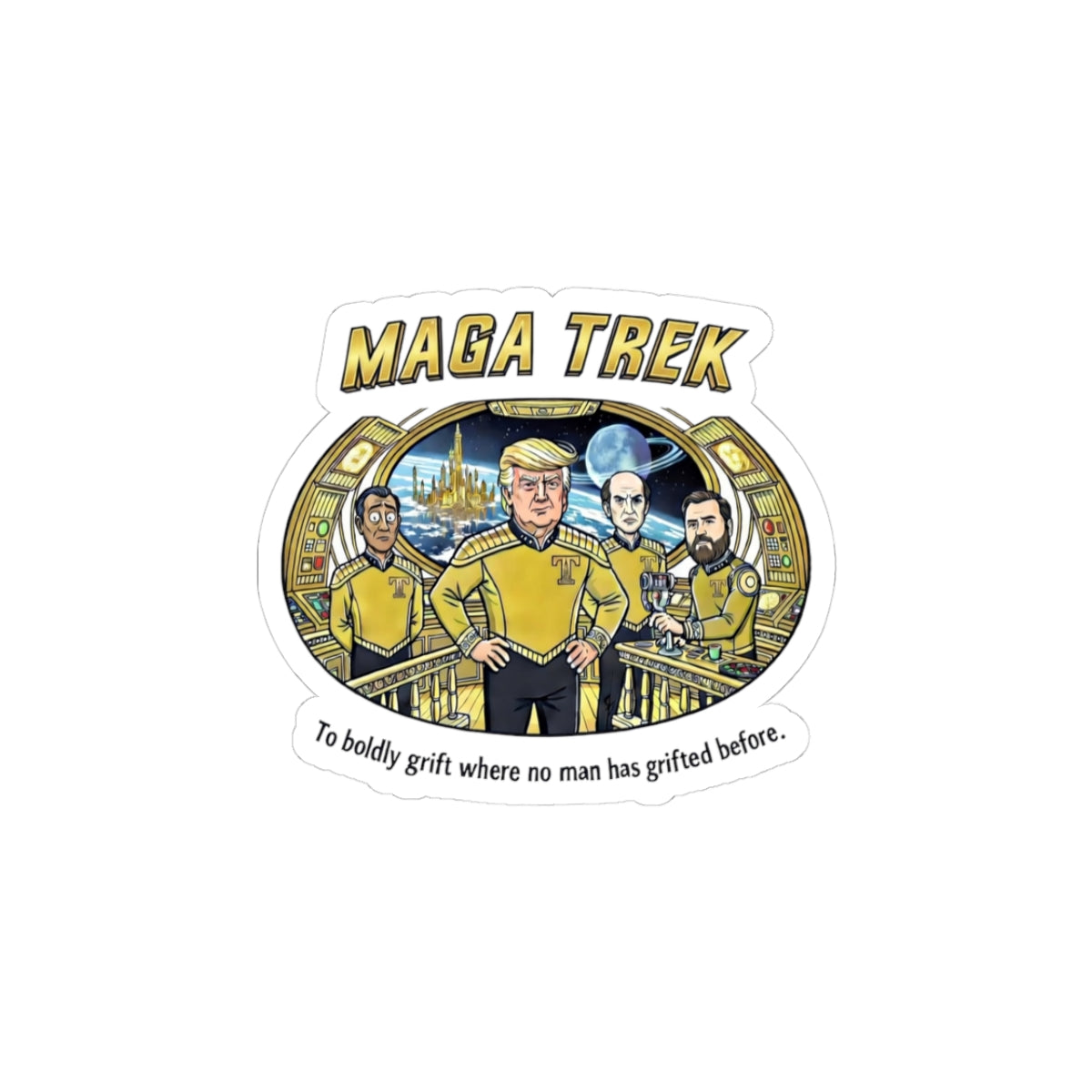 Maga Space Force Sticker