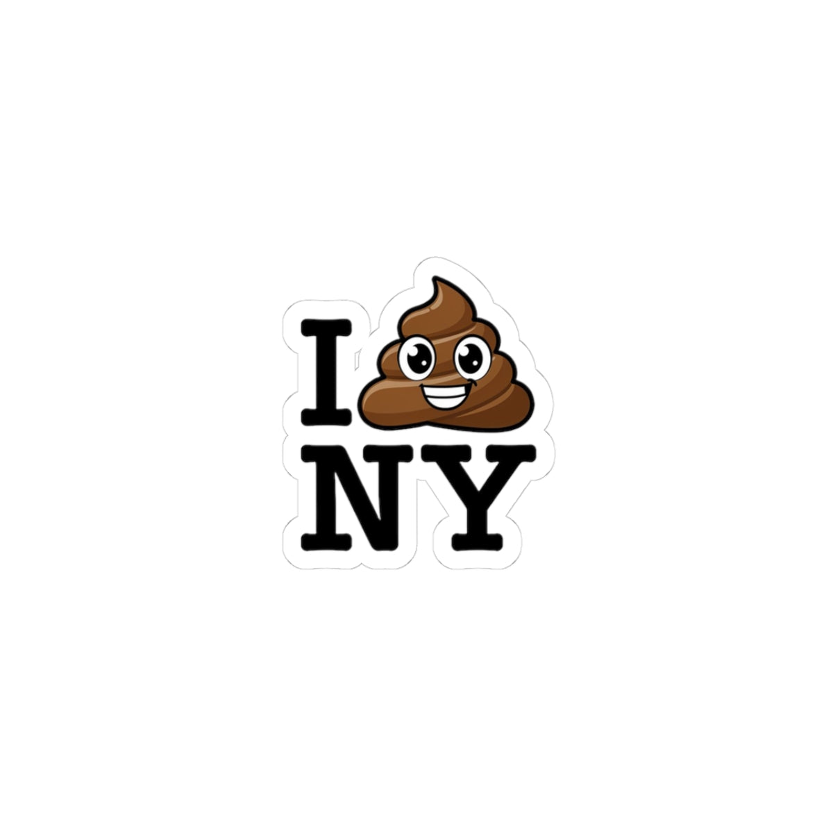 I Shart NY Sticker