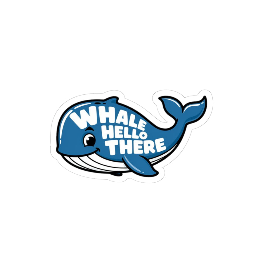 Whale Hello There Sticker